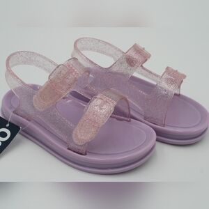 NWT Oshkosh ‘Archie’ Toddler Girls Jelly Sandals Size 8 – Light Purple